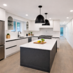 kitchen with black accents toronto